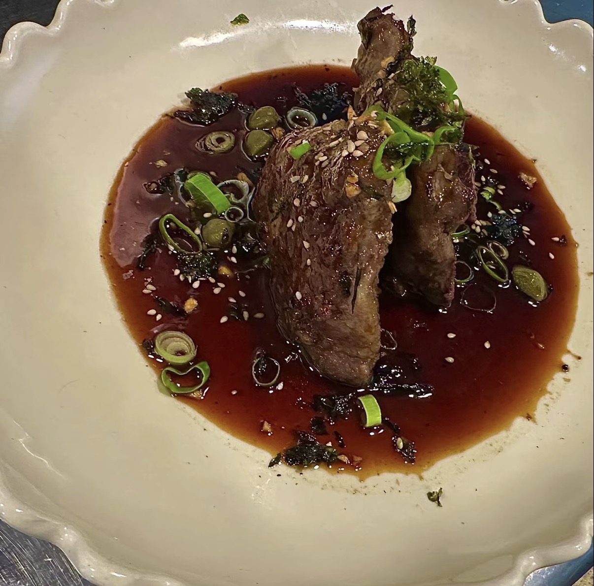 Pluma ibérique — spécialité Chez Tang Saran