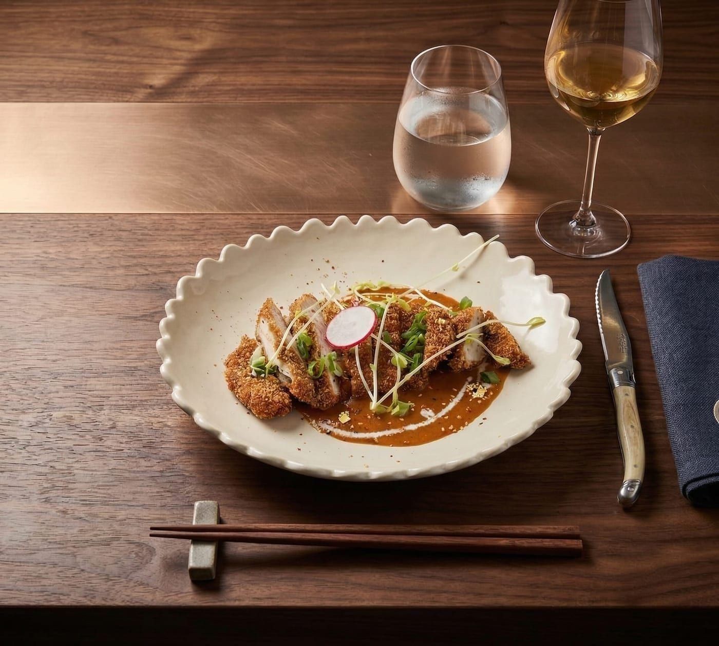 Poulet frit panko — plat signature Chez Tang Saran